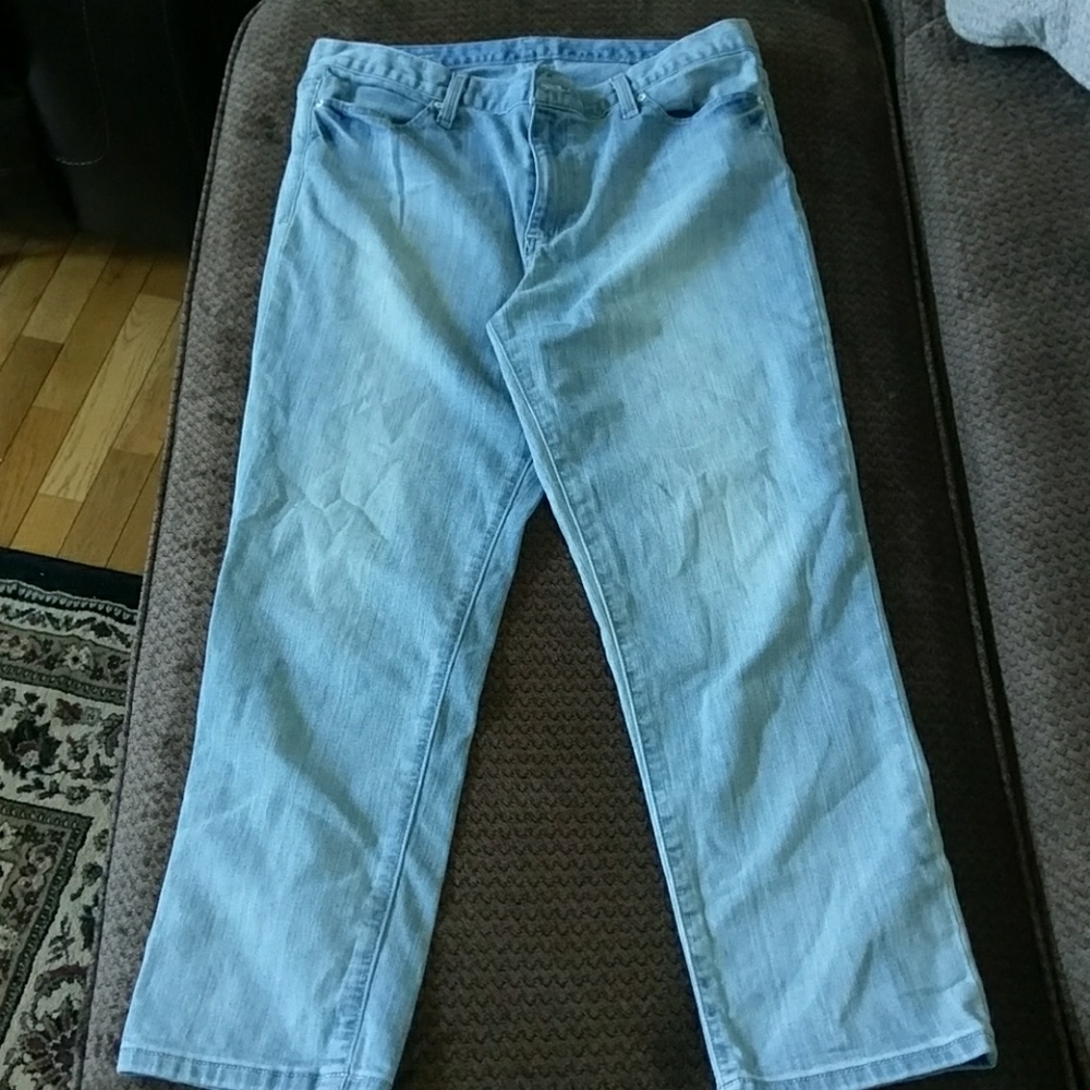 Calvin Klein Crops Light Blue Excellent Condition