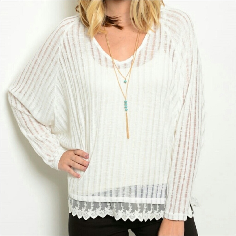 Lightweight sheer hooded top