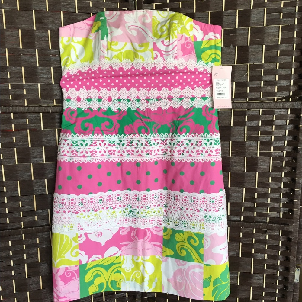 Lilly Pulitzer strapless sundress