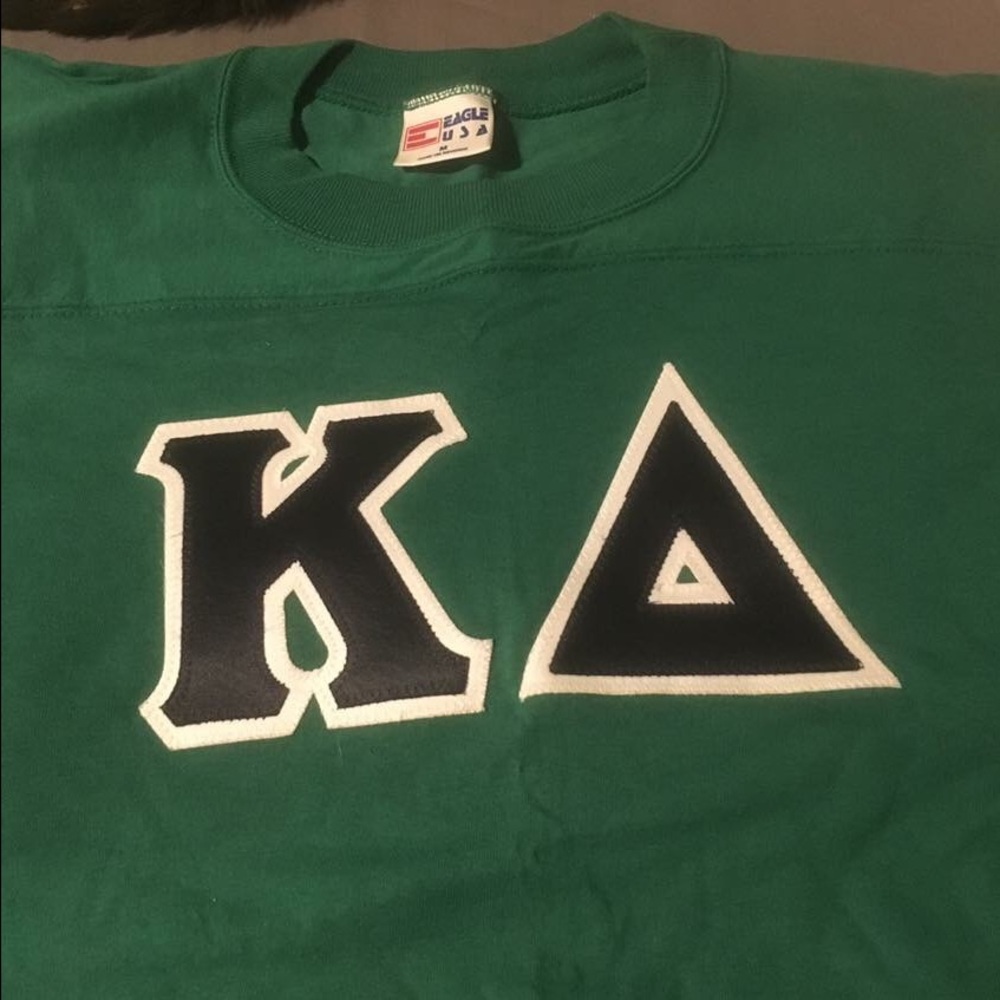 KAPPA DELTA stitched letter shirt M