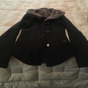 Patagonia reversible wool/ down jacket