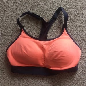Orange sports bra