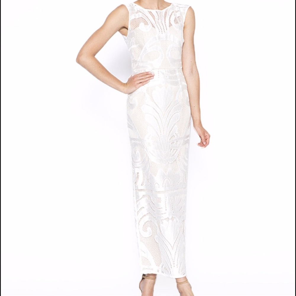 Little Talks Cap Sleeve Maxi