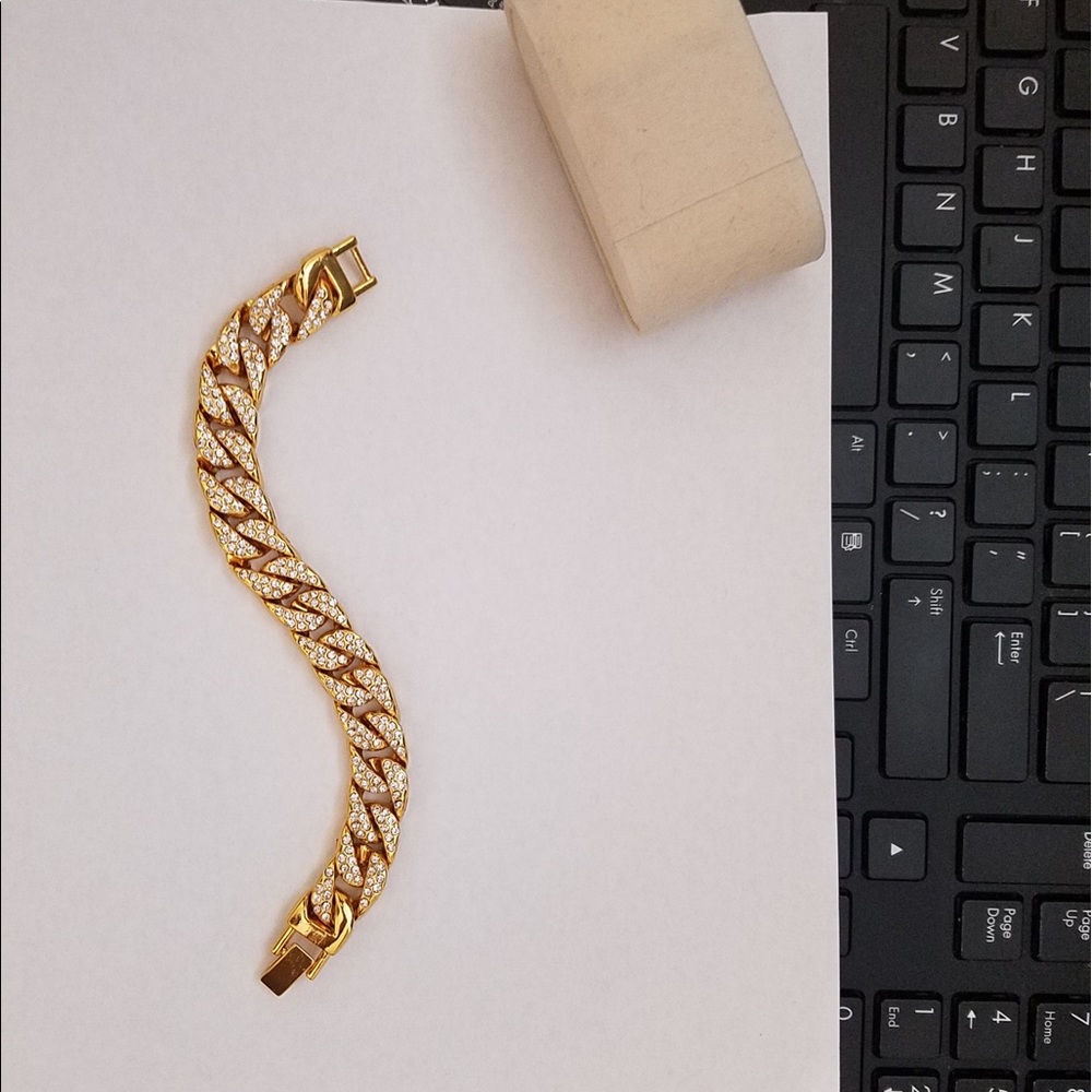 18k iced out gold
