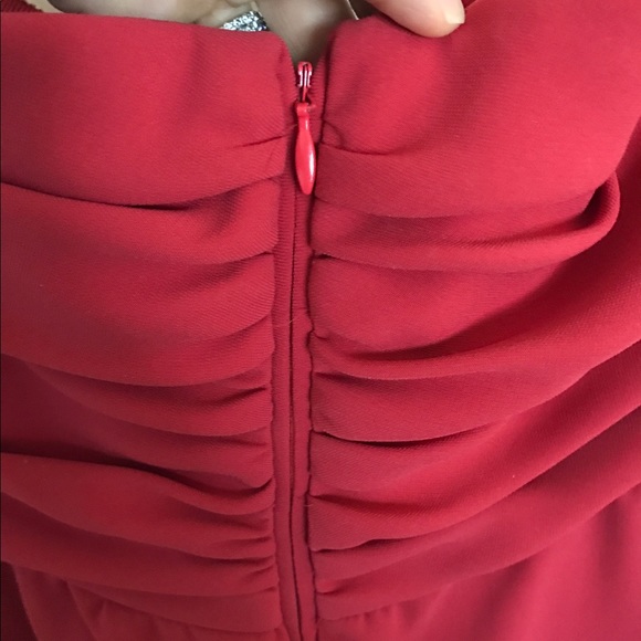 Gorgeous max Mara red strapless dress size 4 - Picture 5 of 6