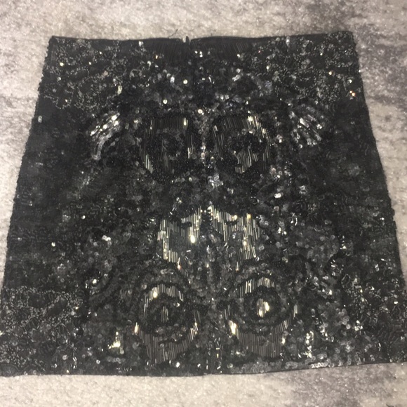 Jupe All Saints Shia Perles Effet Animal - Taille 2, Neuve Avec étiquettes