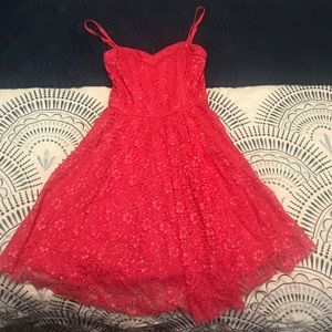 Red Lace Dress