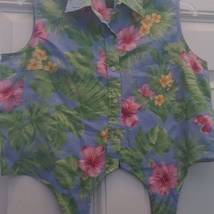 Ralph Lauren Lauren tie up top. Sz 16. NWOT.