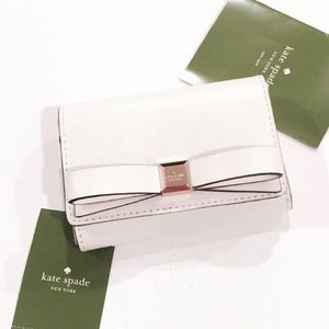 Kate Spade Darla Montford Park smooth White wallet