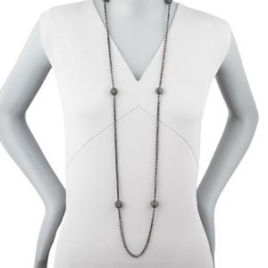 Stephen Webster Ball Station Silver Necklace