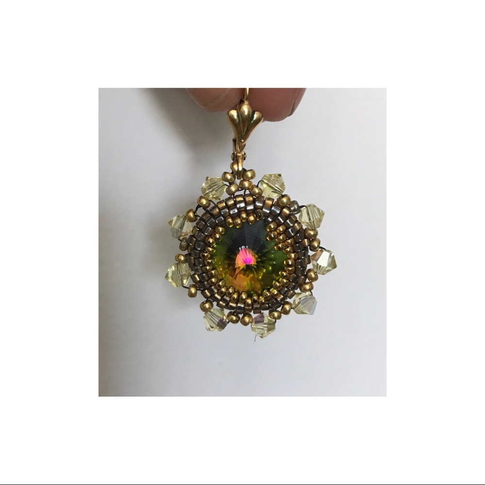 Beautiful Sunshine Swarovski Earrings