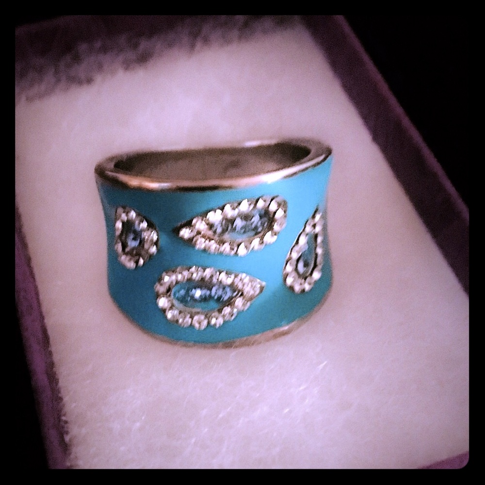Solid Silver Hand Painted