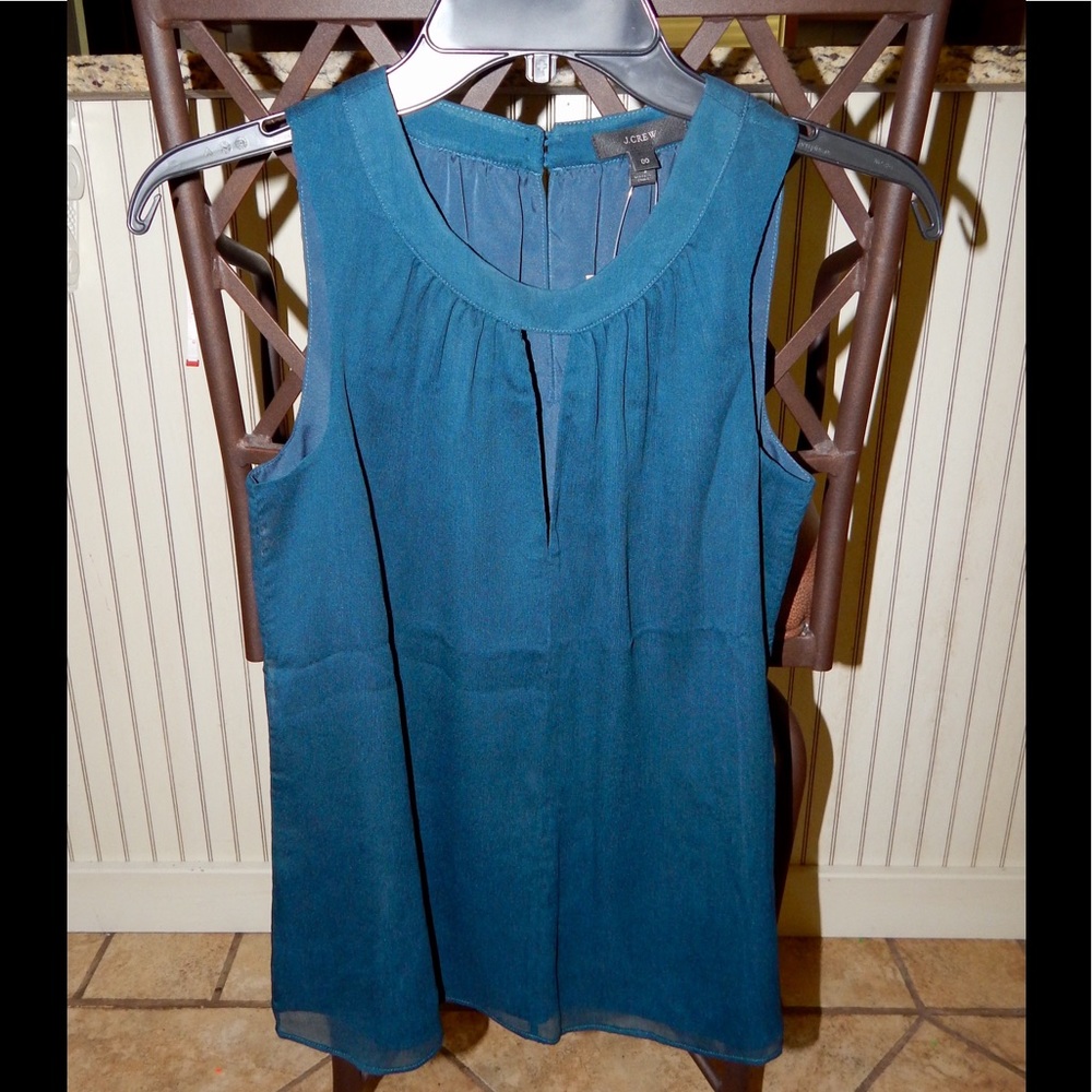 J.Crew Sleeveless Silk Top
