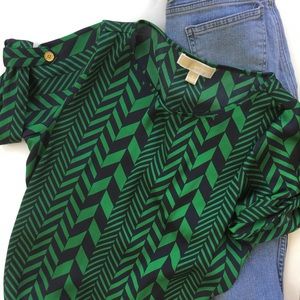 Michael Kors Herringbone Top
