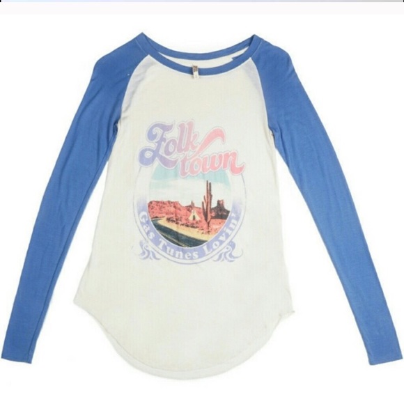 Spell and The Gypsy Folk Town Raglan Size S - Picture 2 of 3