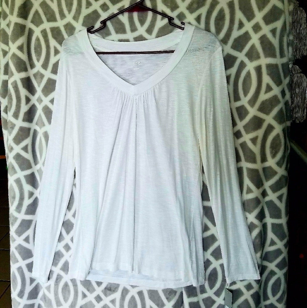 Apt 9 tissue paper long sleeve tee.