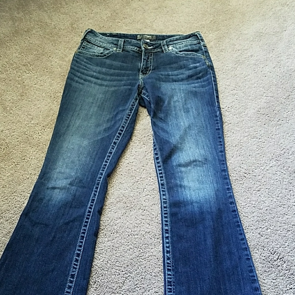 Silver jeans