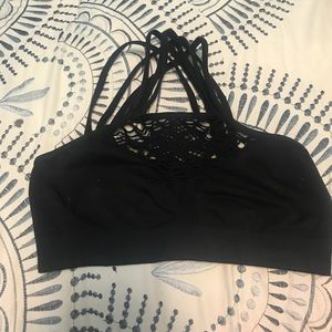 LF black bralette