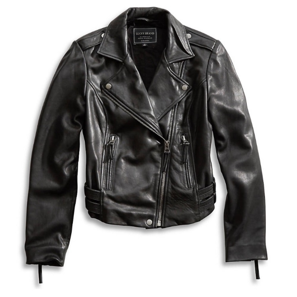 Lucky Brand Major Moto Leather Jacket