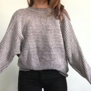 Batwing grey comfy sweater