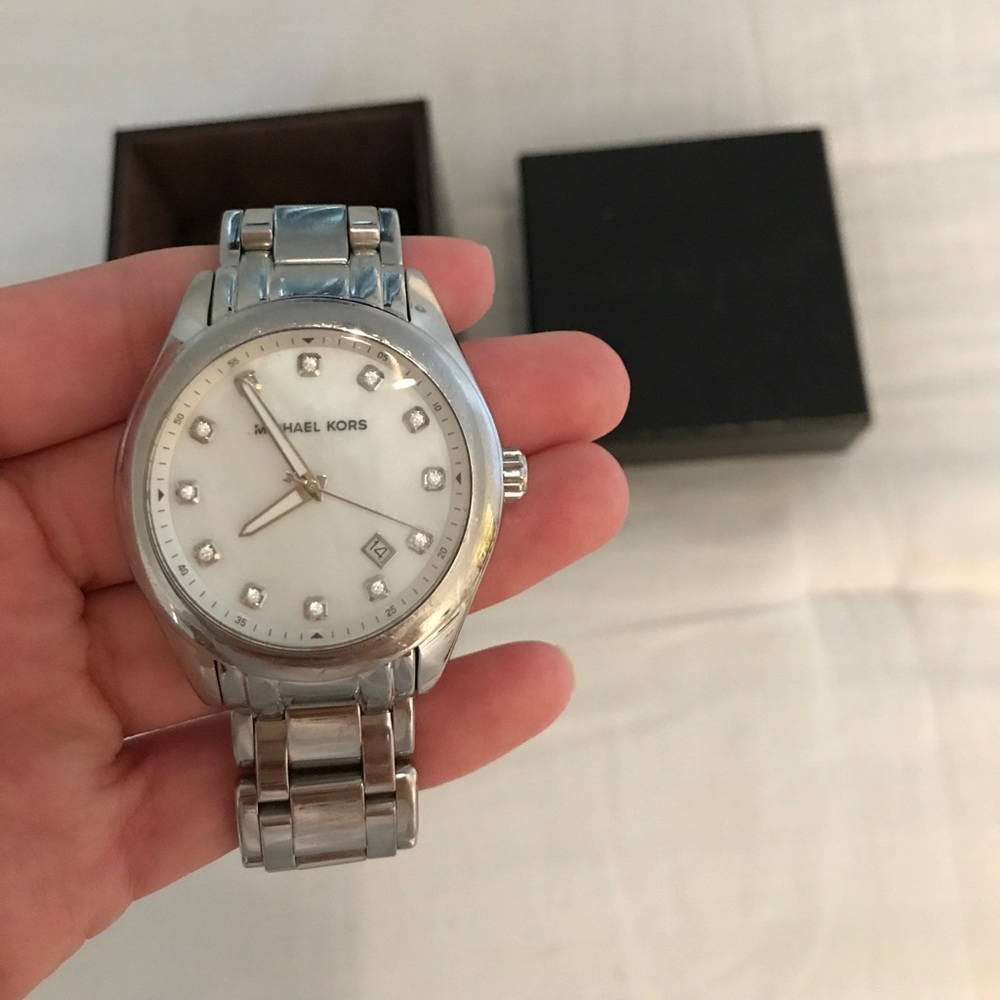 Michael Kors silver watch