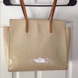 Authentic patterned leather Louis Vuitton
