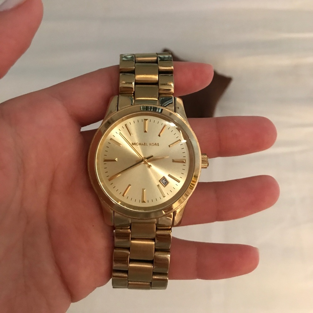 Gold Michael Kors watch