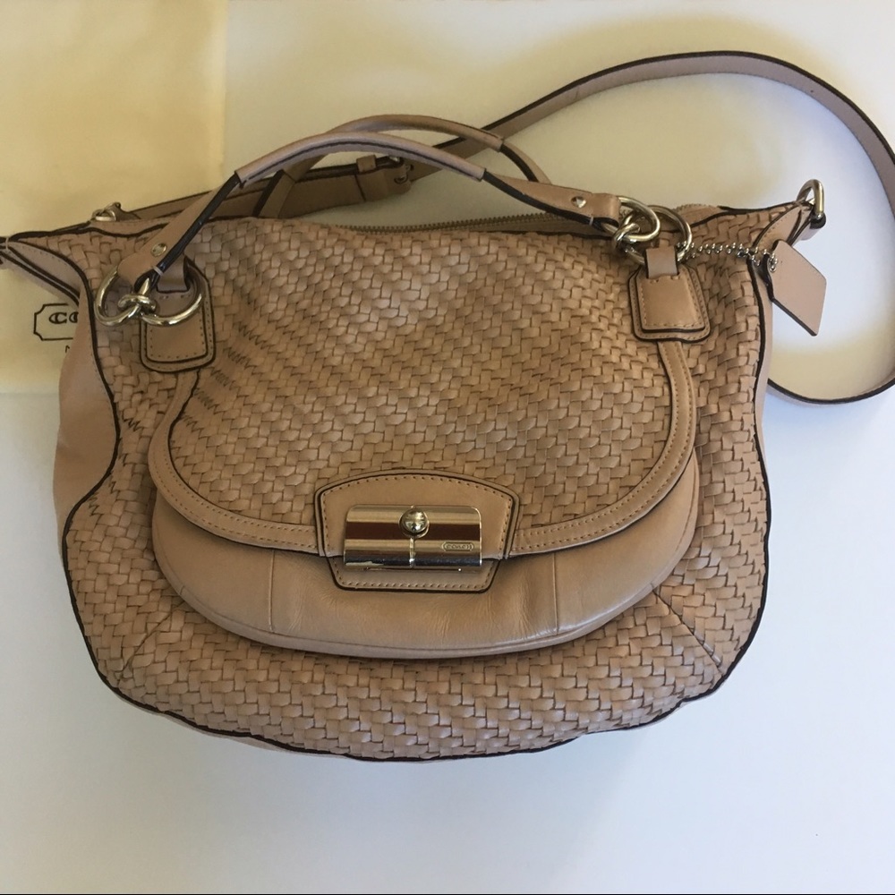 Dusty Rose Shoulder w/Shoulder Strap Coach Bag