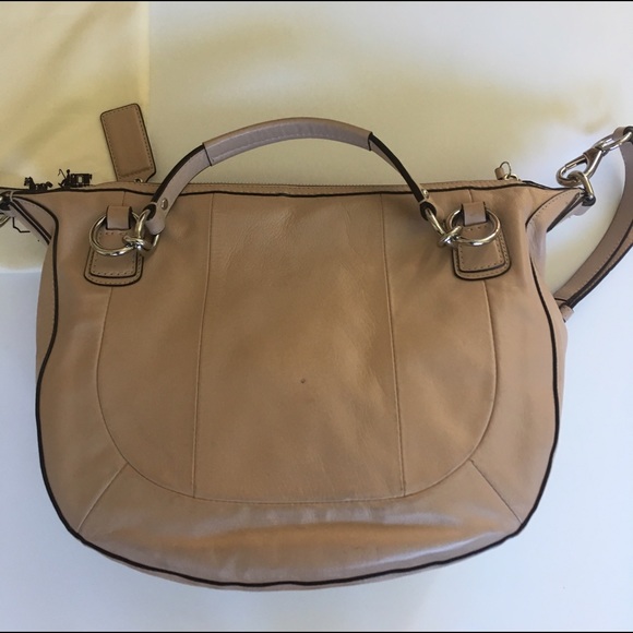 Dusty Rose Shoulder w/Shoulder Strap Coach Bag - Picture 4 of 5