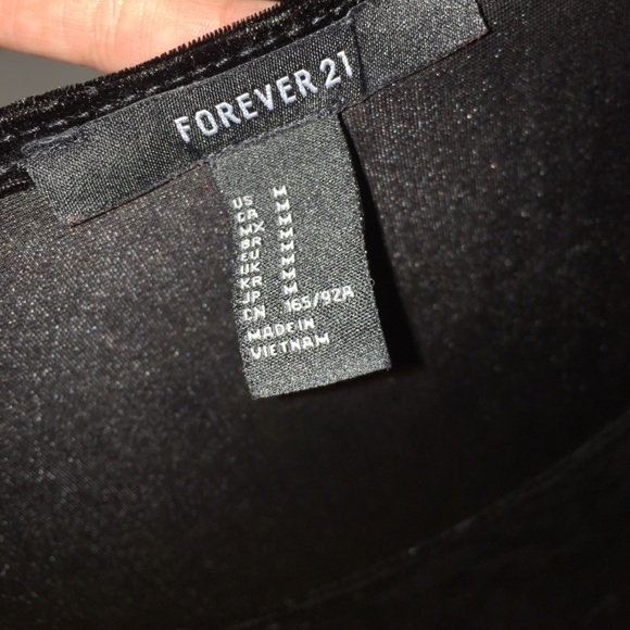 black velvet mini dress - Picture 4 of 5