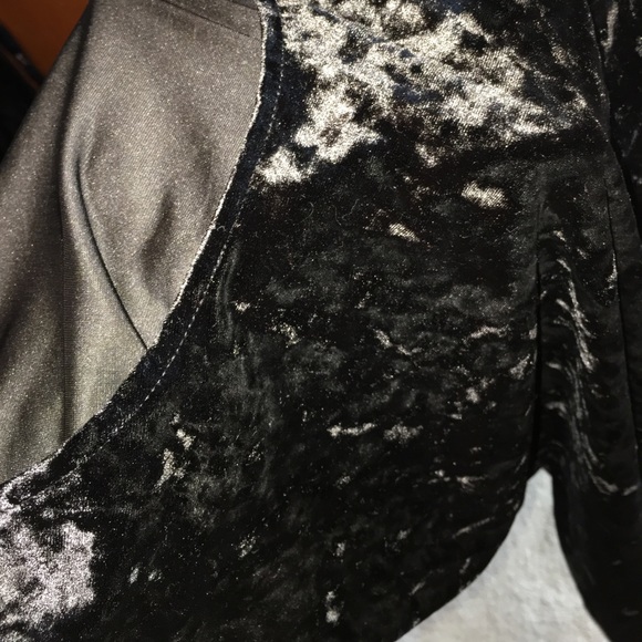 black velvet mini dress - Picture 5 of 5