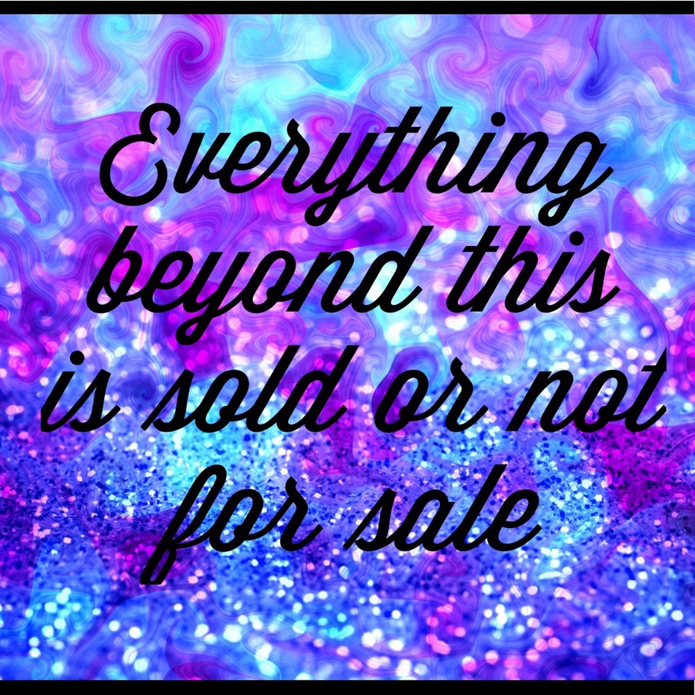 Everything beyond this point is already sold.