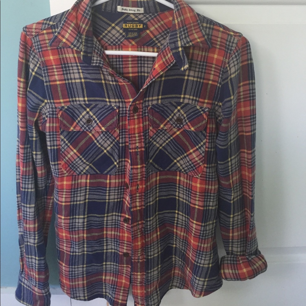 Ralph Lauren rugby plaid
