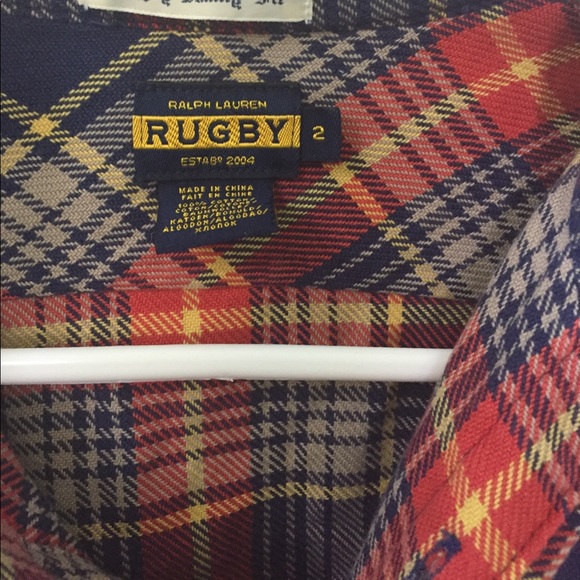Ralph Lauren rugby plaid - Picture 2 of 3