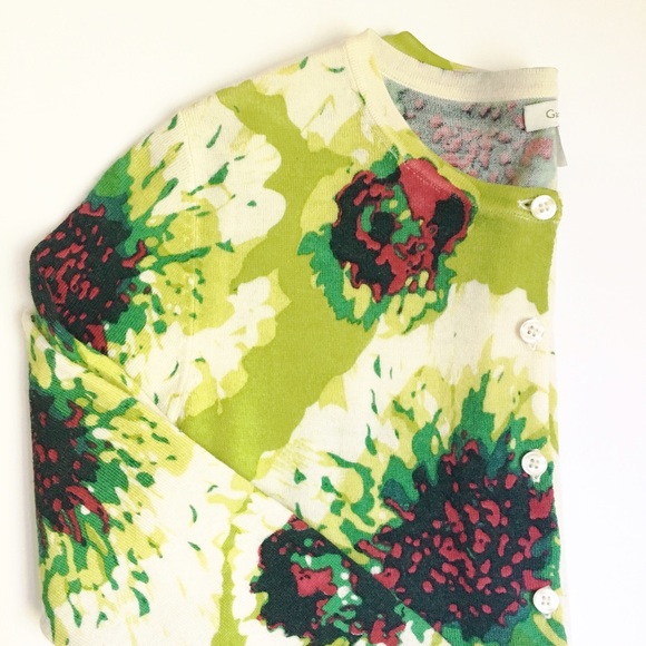 {Garnet Hill} Merino Wool Cardigan - Picture 1 of 4