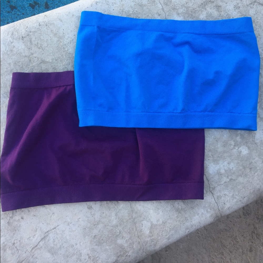 2 Bandeau tops sz M
