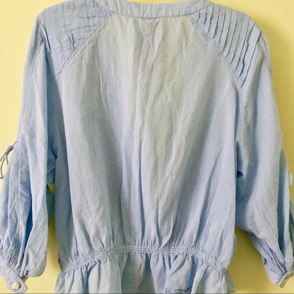 Free People New Romantics Top w/ Pretty Embroidery - Picture 4 of 4