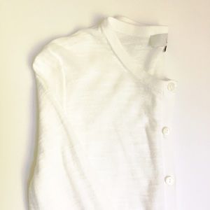 {LOFT} White Cardigan NWOT