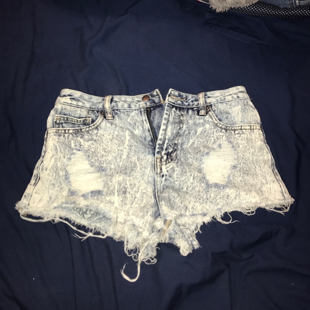 High waisted shorts