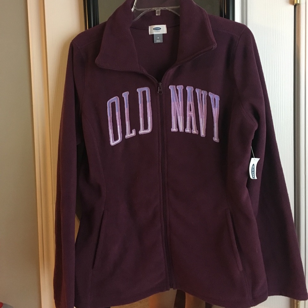 Old navy fleece zip up jacket
