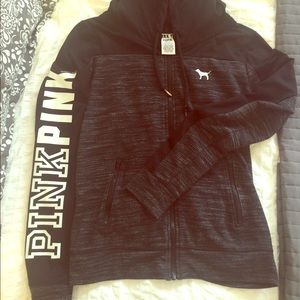 Zip up PINK hoodie