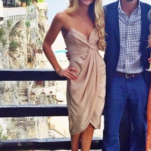 Zimmermann strapless midi dress Taupe size 0