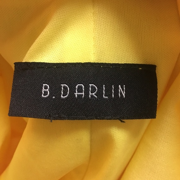 *FREE SHIPPING* Yellow Strapless Dress - Picture 3 of 3