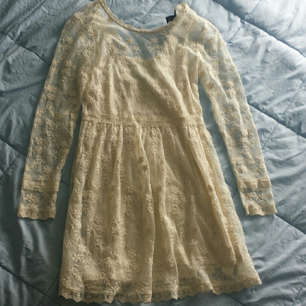 Lacey long sleeve dress