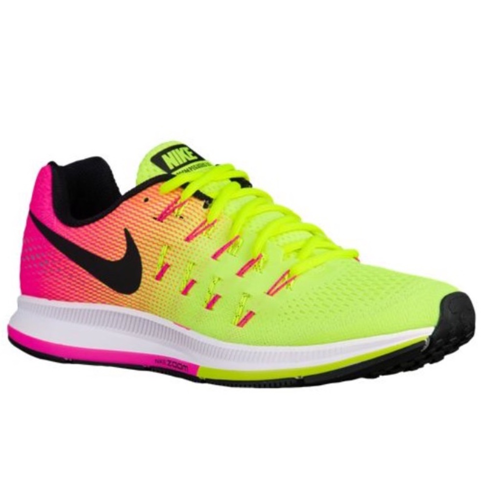 ISO Nike Pegasus 33 pink and yellow