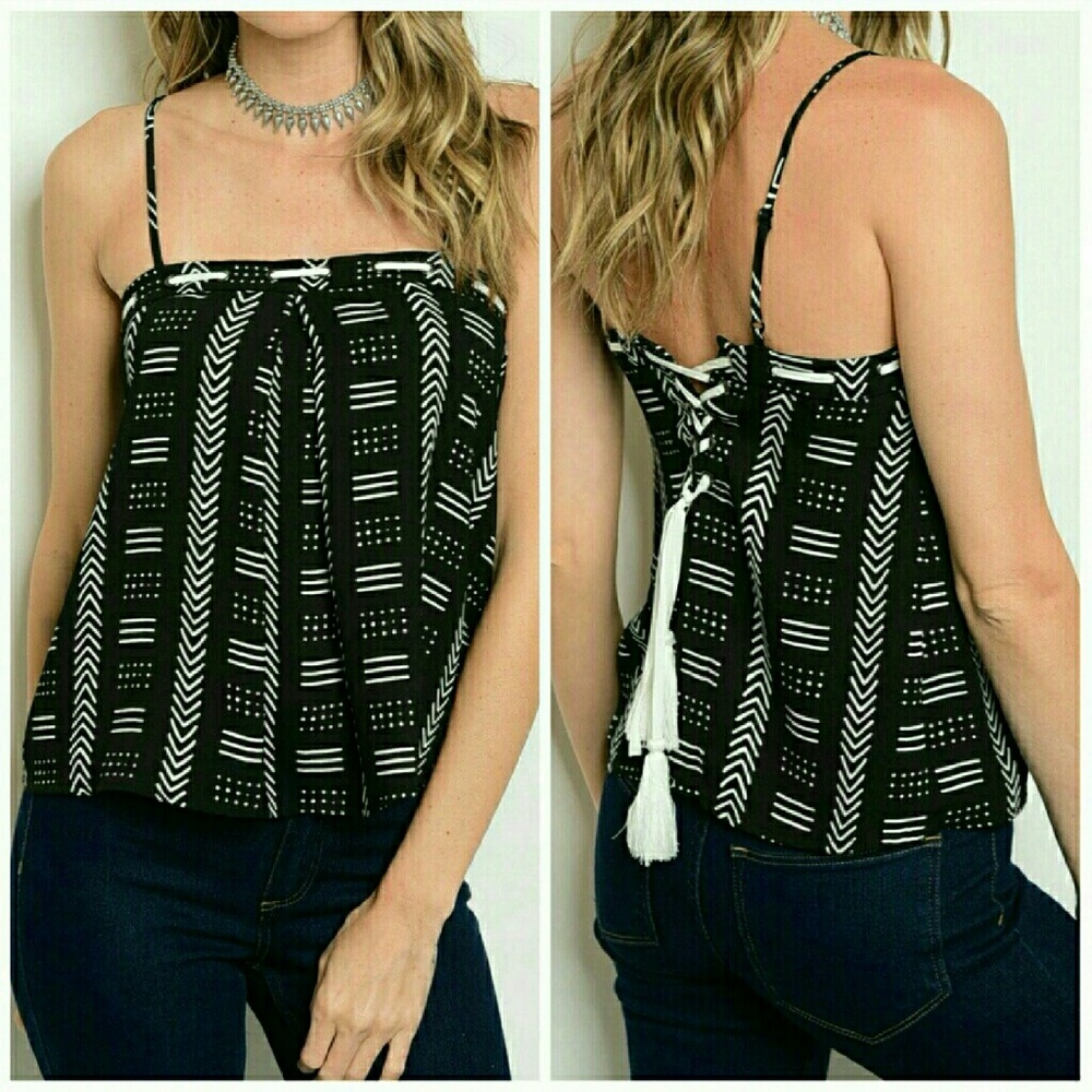 ▪️last 2▪️tank top with tassel detail▪️