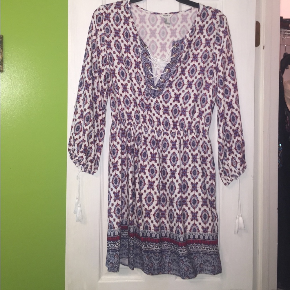 Lace-up Dress