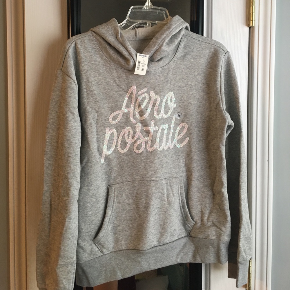 Gray Aeropostale pullover hoodie