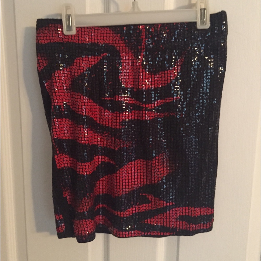 Iron Fist Sequined mini skirt
