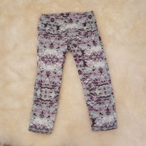 Athleta yoga crop pants mint green design